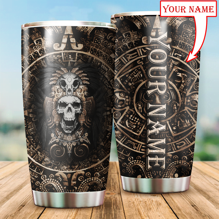 Aztec Mexico Persionalized Stainless Steel Tumbler 20Oz no3