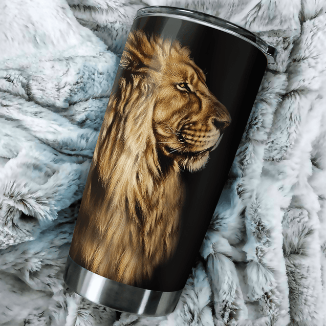 Customize Name Lion Tumbler