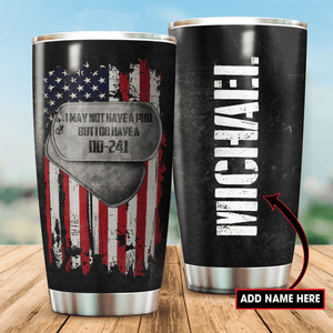 Customize Name United States Army Steel Tumbler