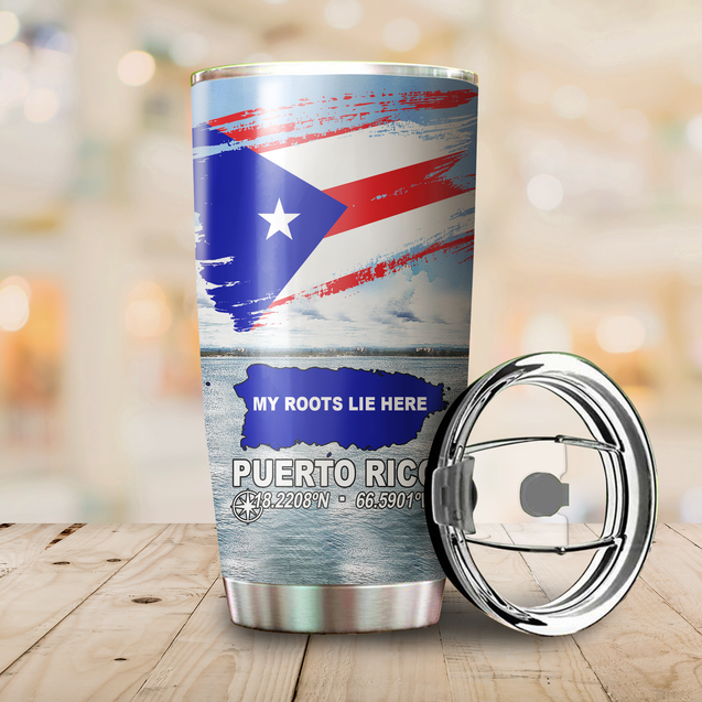 My Root Is Puerto Rico Steel Tumbler MH13012106