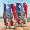 Customize Name Vintage Puerto Rico Steel Tumbler