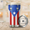 Customize Name Puerto Rico Drum Steel Tumbler