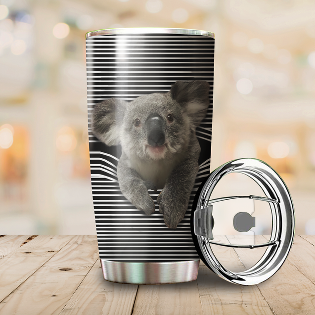 Customize name Koala poket Stainless Steel Tumbler 20 Oz