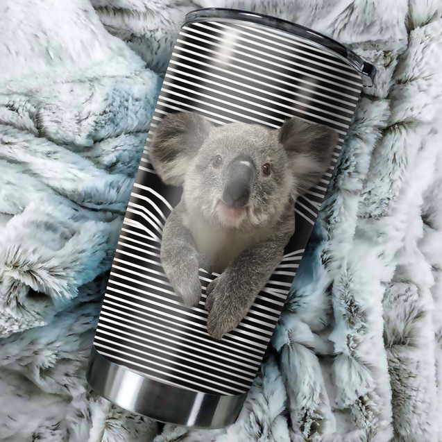 Customize name Koala poket Stainless Steel Tumbler 20 Oz