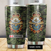 Personalized Name XT Canadian Veteran  Stainless Steel Tumbler PD19032101