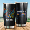 Autism Awareness Stainless Steel Tumbler  Custom Name XT PD09012106