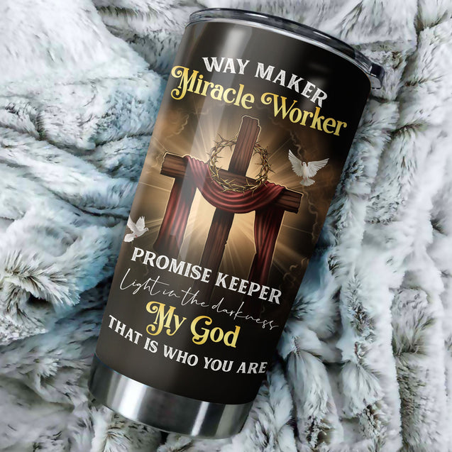 Jesus Custom Name Stainless Steel Tumbler 20Oz