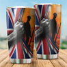 Lest we forget UK Veteran 3D Stainless Steel Tumbler 20 Oz