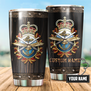 Personalized Name XT Canadian Veteran  Stainless Steel Tumbler  TNA10032105