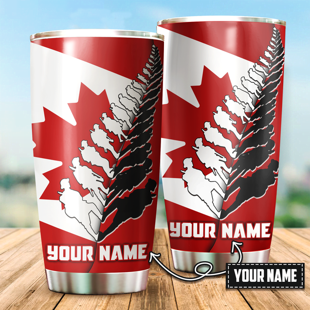 Personalized Name XT Canadian Remembrance Day Stainless Steel Tumbler TNA15032103.S1