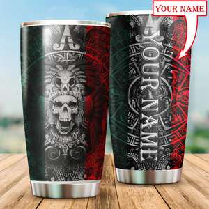 Aztec Mexico Persionalized Stainless Steel Tumbler 20Oz no1