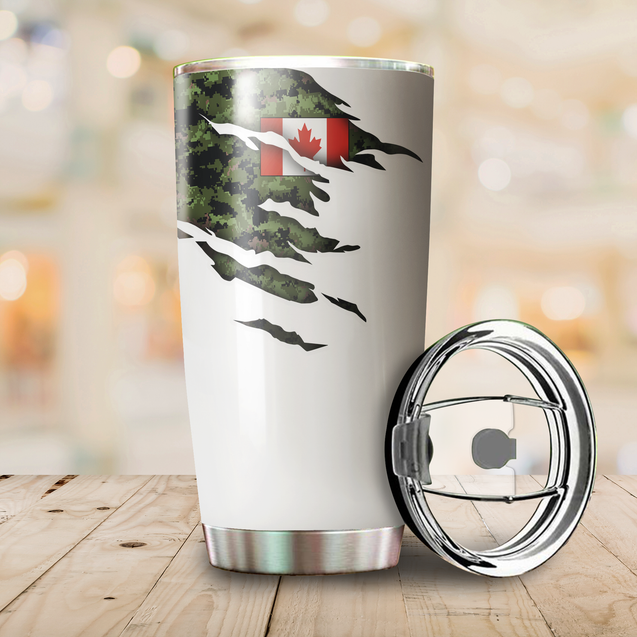 Canadian Veteran  Stainless Steel Tumbler PD18032102