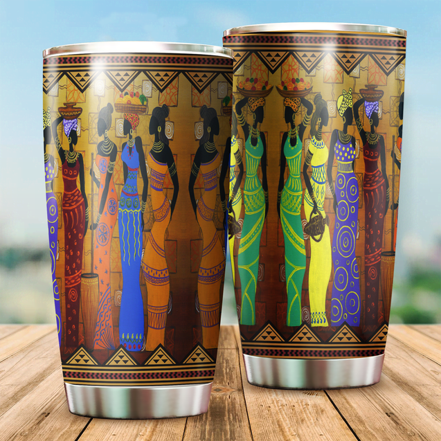 African Women Stainless Steel Tumbler 20Oz TN TNA06052103.S1