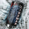 Premium Personalized To My Girlfriend Lineman Tumbler MEI