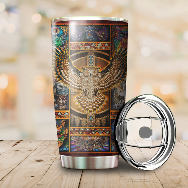 Customized Name Native American Steel Tumbler