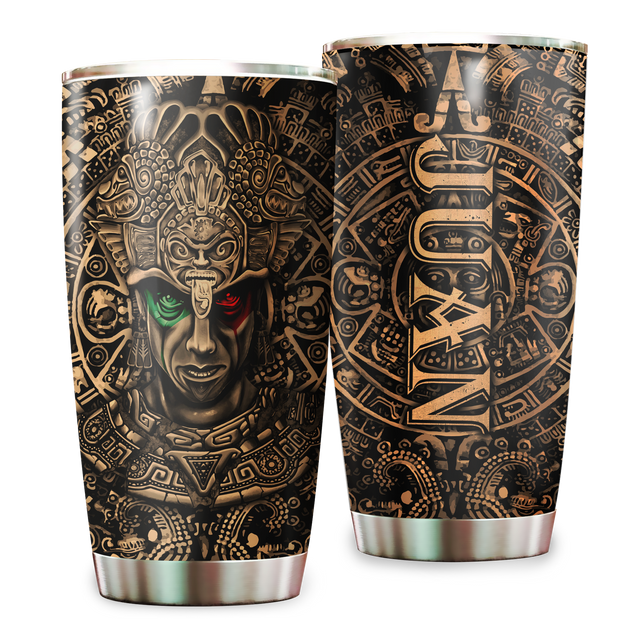 Persionalized Aztec Mexican Stainless Steel Tumbler 20oz DQB05032102JJ