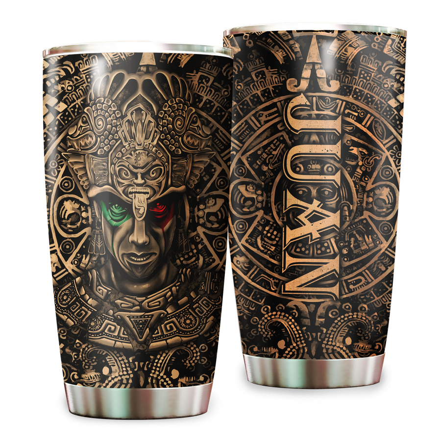 Persionalized Aztec Mexican Stainless Steel Tumbler 20oz DQB05032102JJ