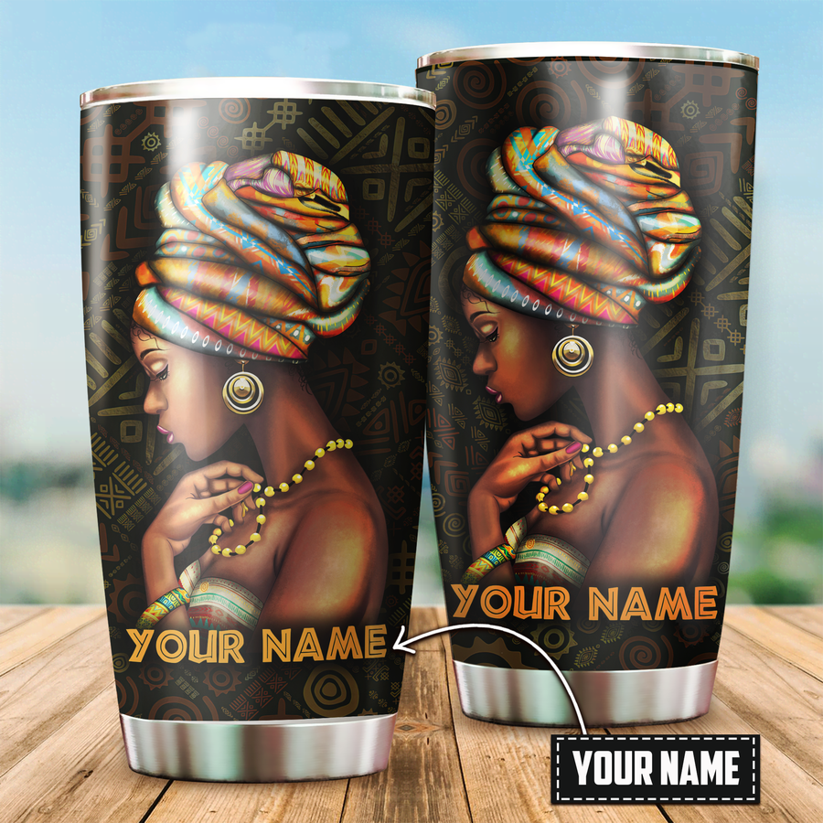 Personalized African Girl Stainless Steel Tumbler 20Oz TN TNA06052101JJ.S1