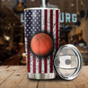 Premium Personalized Basketball Stainless Steel Tumbler