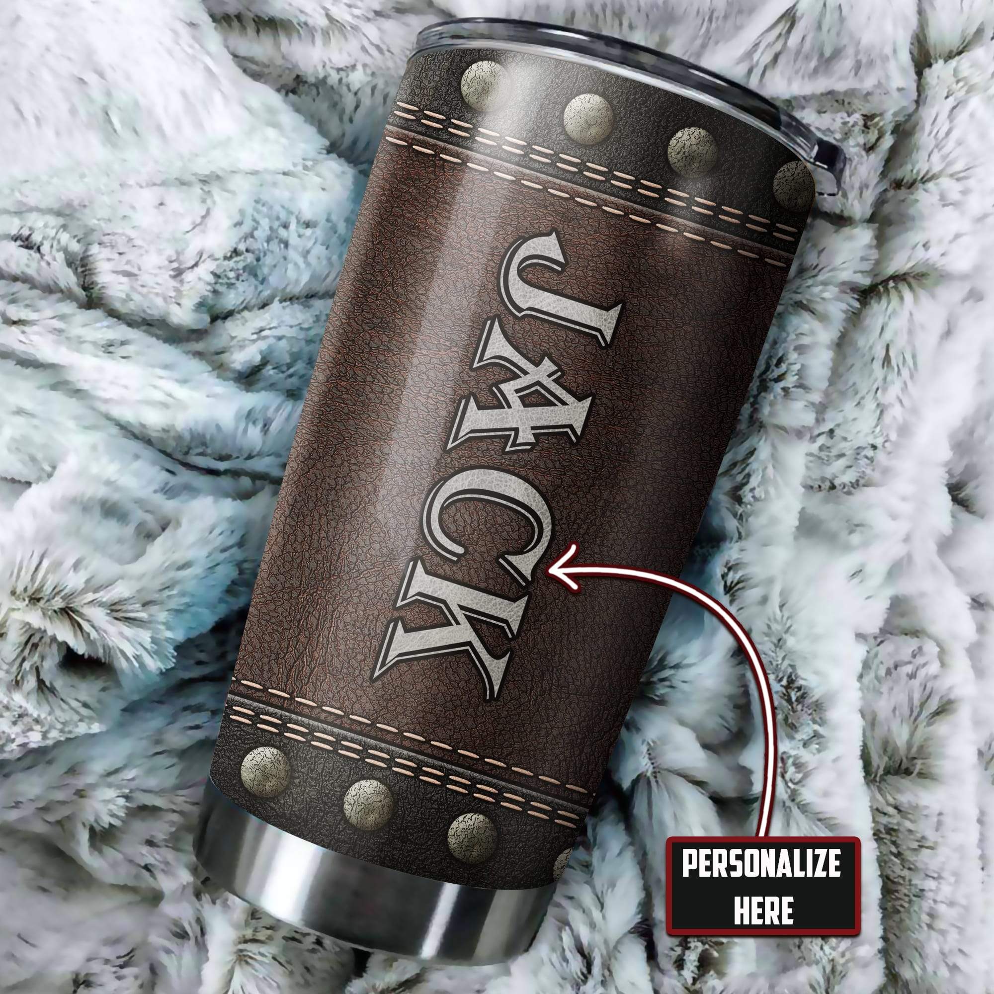 Customized Name Viking Steel Tumbler