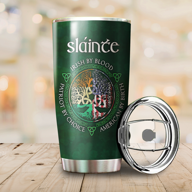 Personalized Irish Saint Patrick's Day Stainless Steel Tumbler 20Oz TN