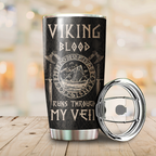 Customized Name Viking Steel Tumbler