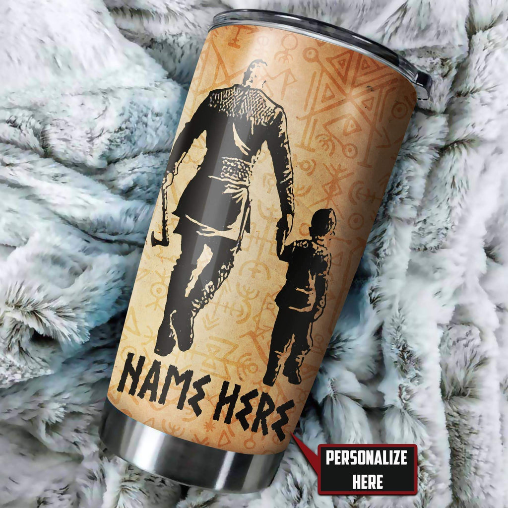 Customized Name Viking Steel Tumbler