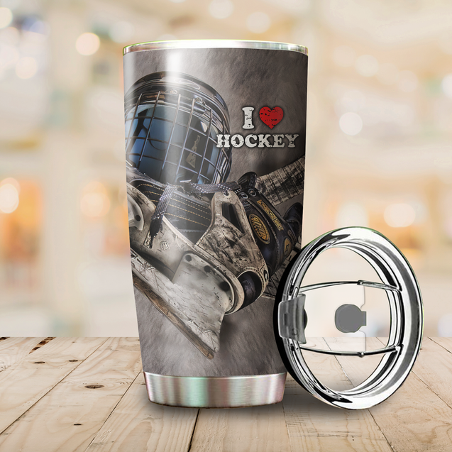 Ice Hockey Stainless Steel Tumbler