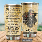 Customized Name Viking Steel Tumbler