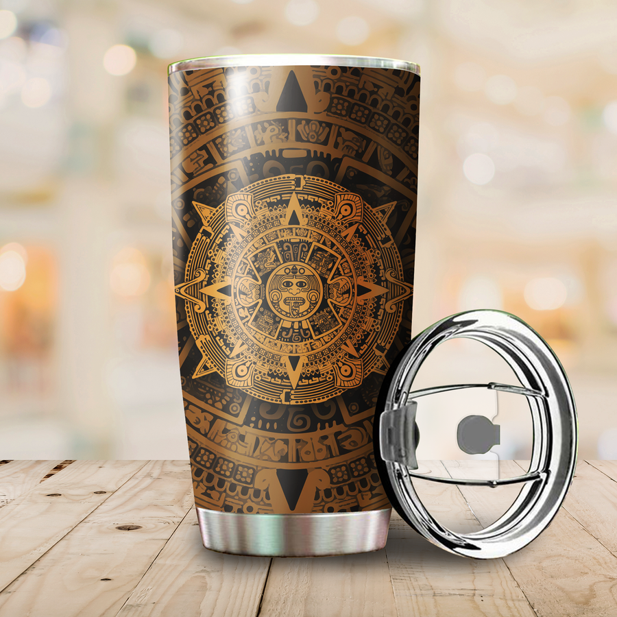 Aztec Mexico Persionalized Stainless Steel Tumbler 20Oz