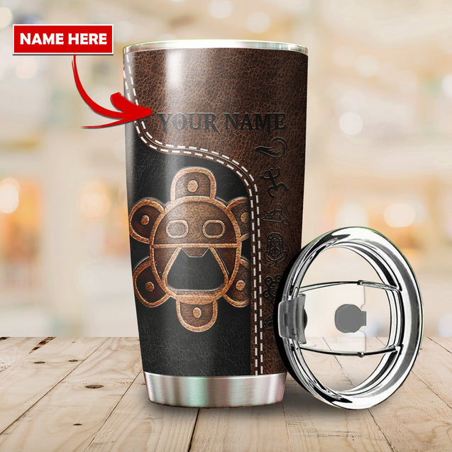 Customize Name Sol Taino Puerto Rico Steel Tumbler