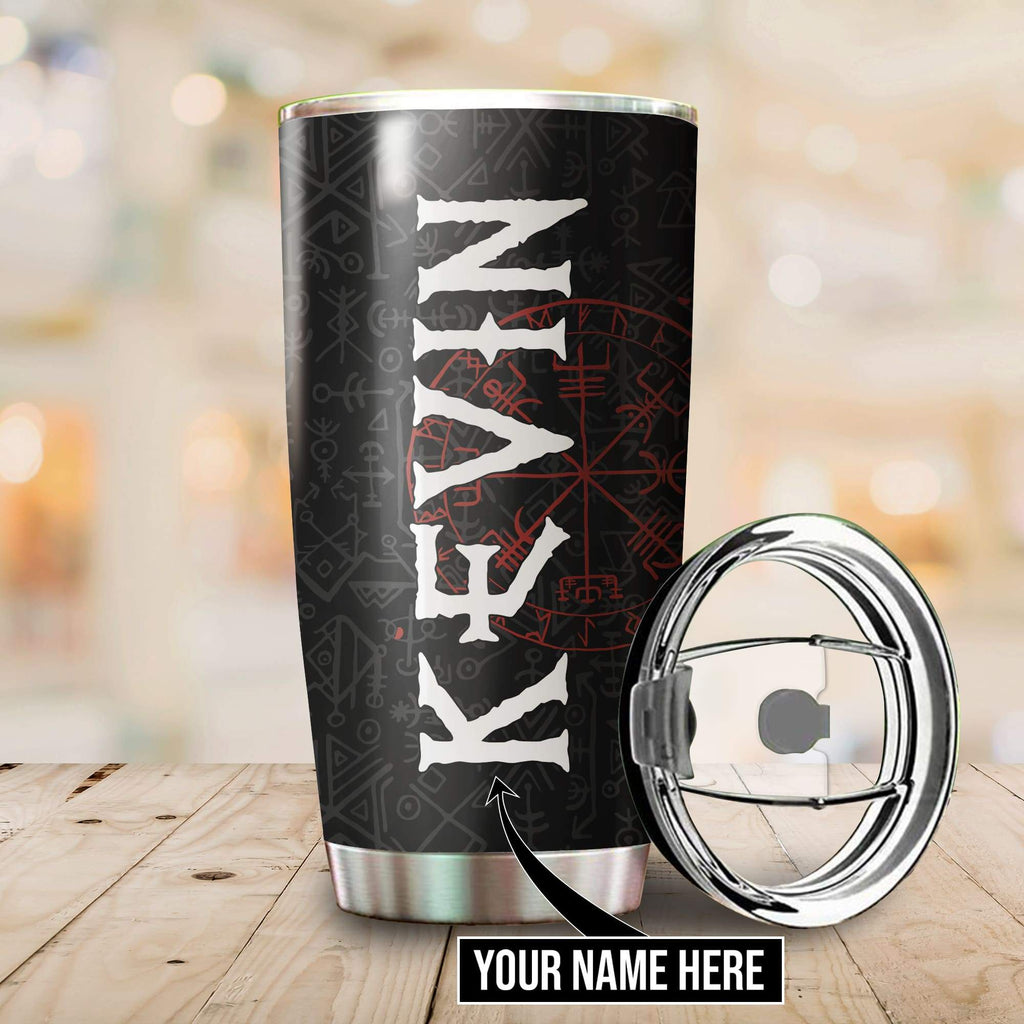 Customized Name Viking Steel Tumbler