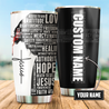 Premium Tumbler Personalized Easter Day Christian Jesus No25 ML