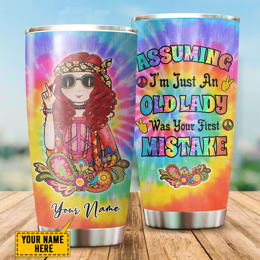 Customize Name Hippie Stainless Steel Tumbler NTN10052103