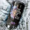 Love Lion Couple Custom Name Stainless Steel Tumbler 20Oz