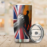 Lest we forget UK Veteran 3D Stainless Steel Tumbler 20 Oz