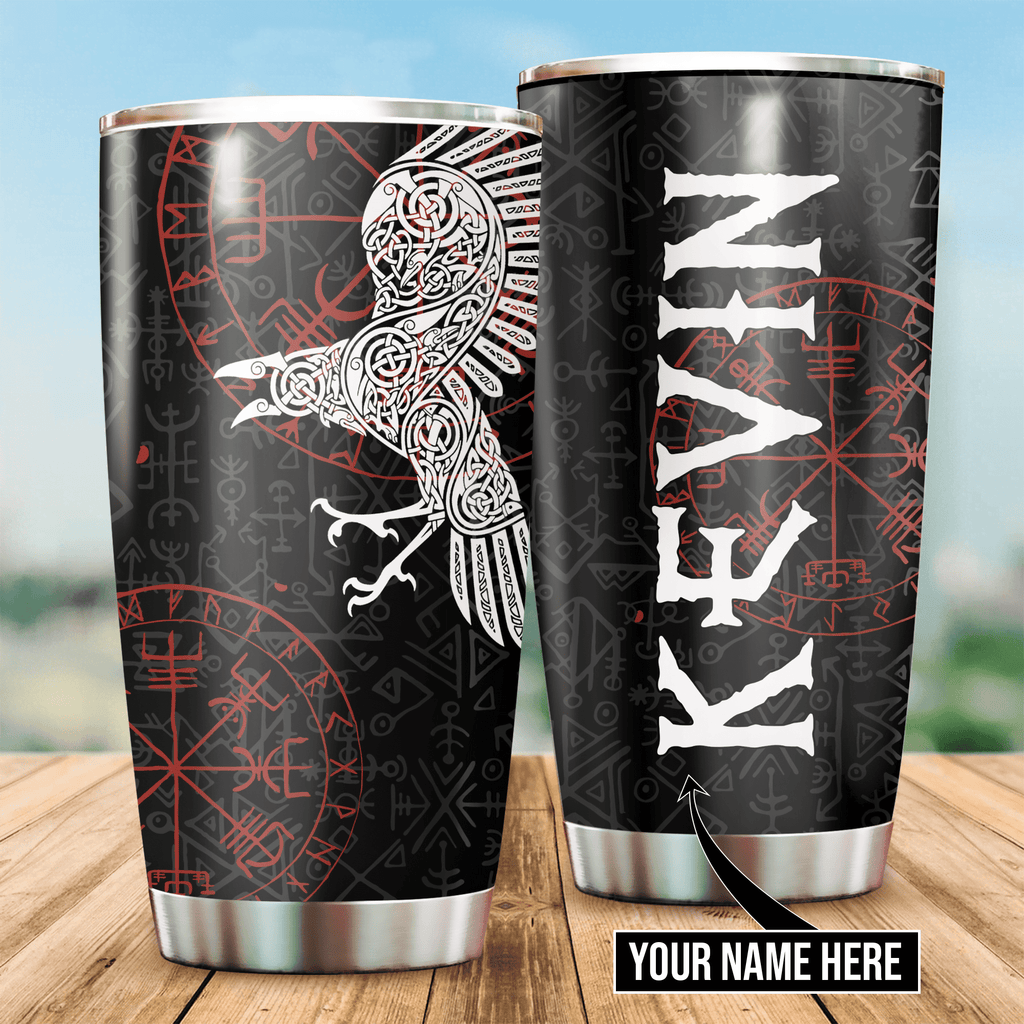 Customized Name Viking Steel Tumbler