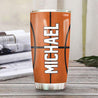 Premium Personalized Basketball To My Grandson Stainless Steel Tumbler