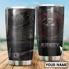 Customized Name Viking Steel Tumbler
