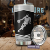 Premium Basketball Personalized Stainless Steel Tumbler