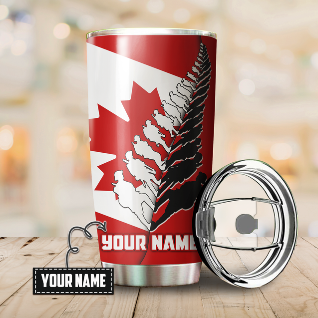 Personalized Name XT Canadian Remembrance Day Stainless Steel Tumbler TNA15032103.S1