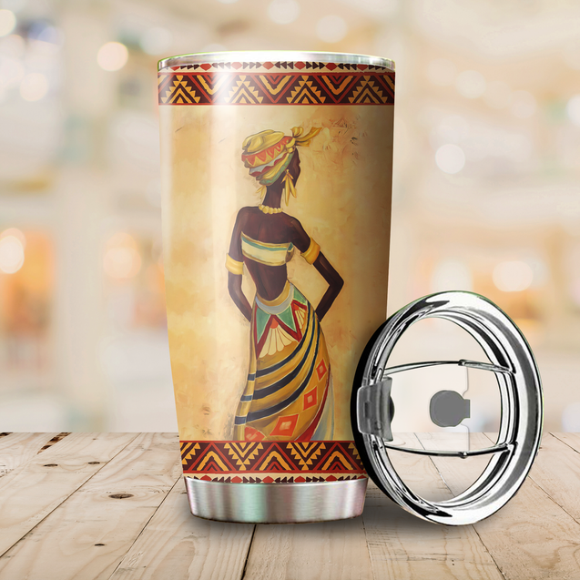 African Women Stainless Steel Tumbler 20Oz TN MH29042102