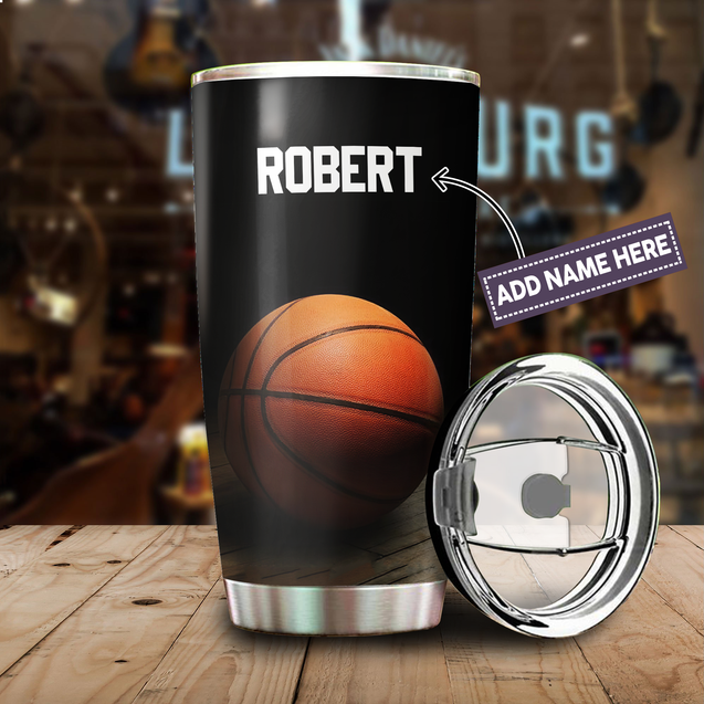 Premium Basketball Lessons Personalized Stainless Steel Tumbler