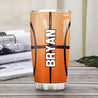 Premium Personalized Basketball Stainless Steel Tumbler