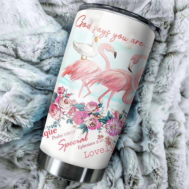 Customize Name Flamingo Stainless Steel Tumbler You Are Special