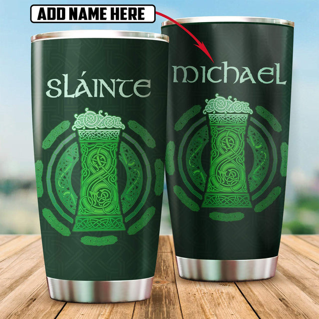 Personalized Irish Saint Patrick's Day Stainless Steel Tumbler 20Oz TN