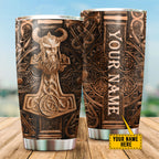 Customized Name Viking Steel Tumbler