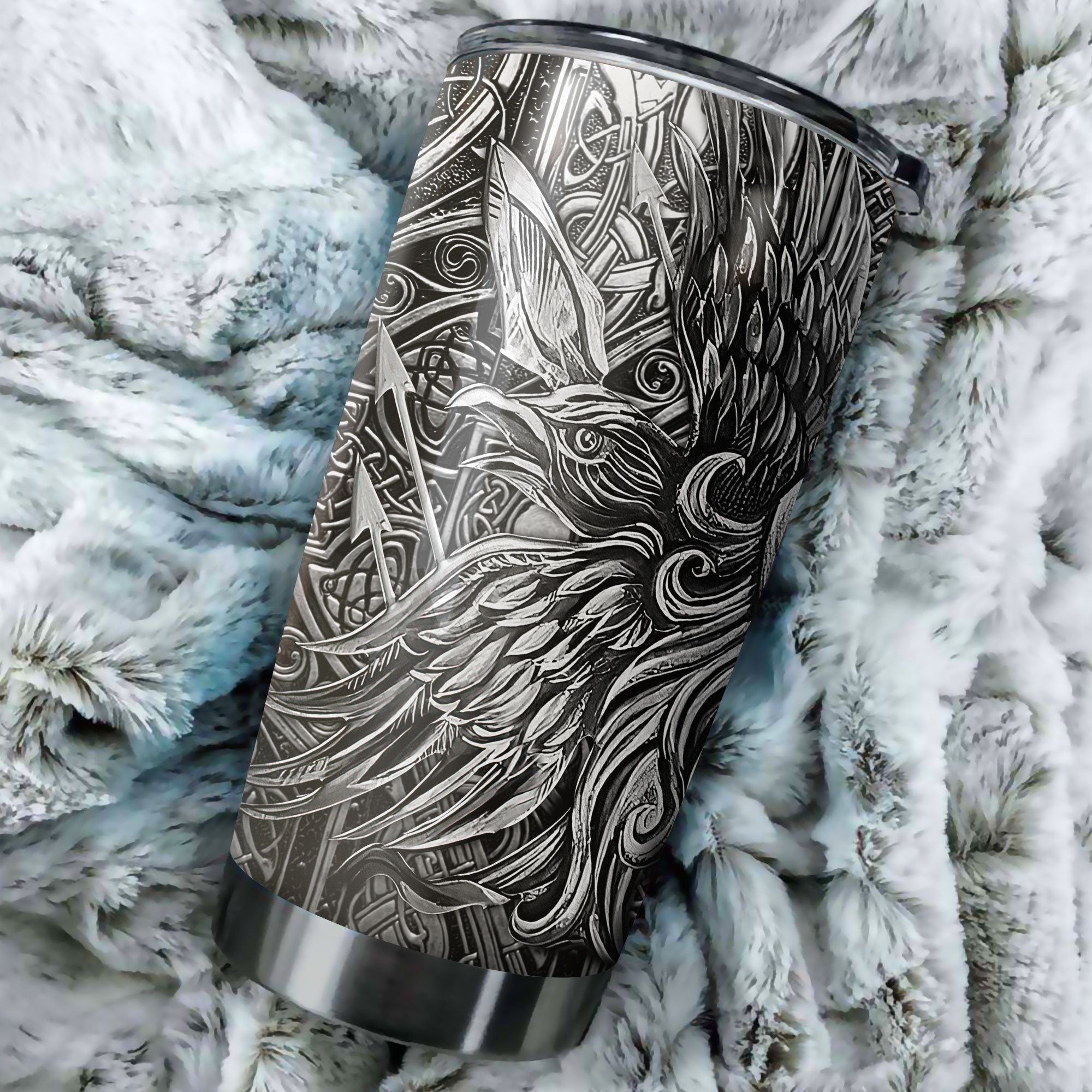 Customized Name Viking Steel Tumbler