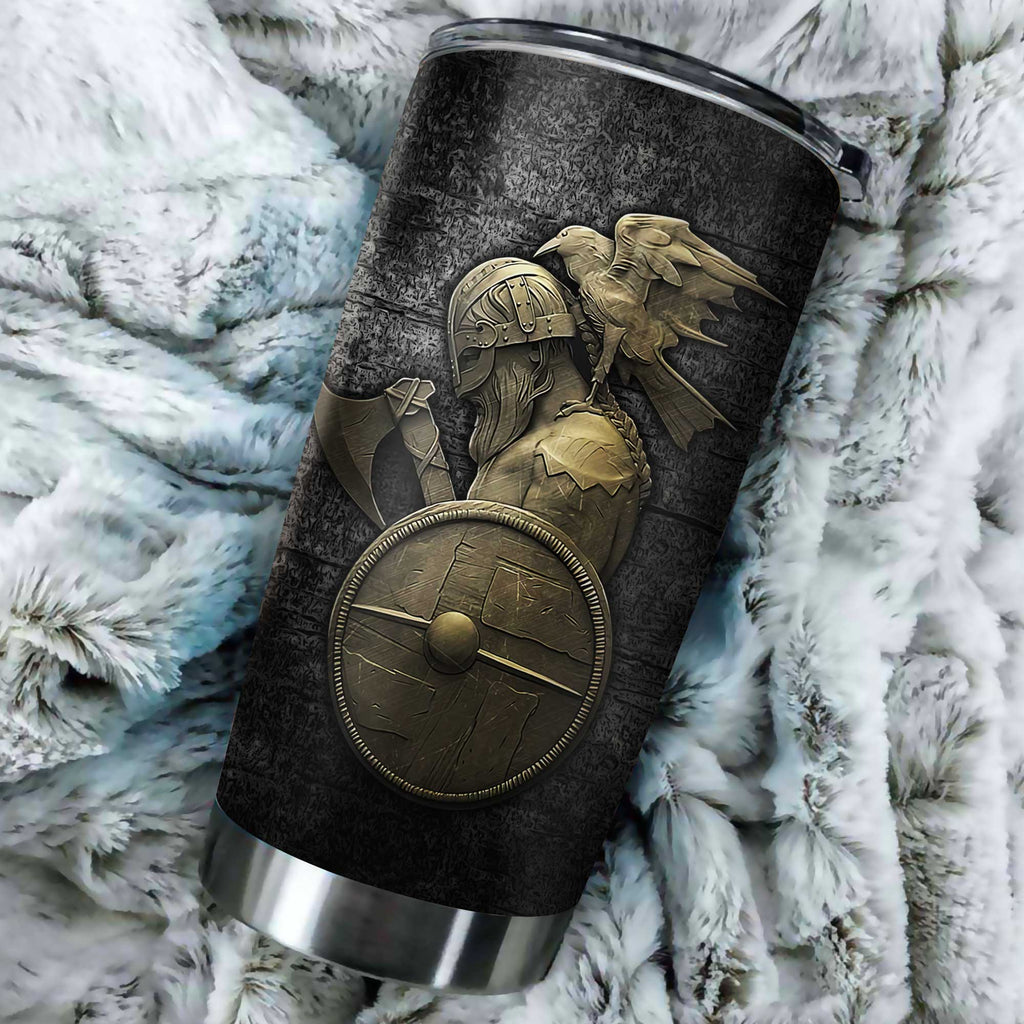 Customized Name Viking Steel Tumbler