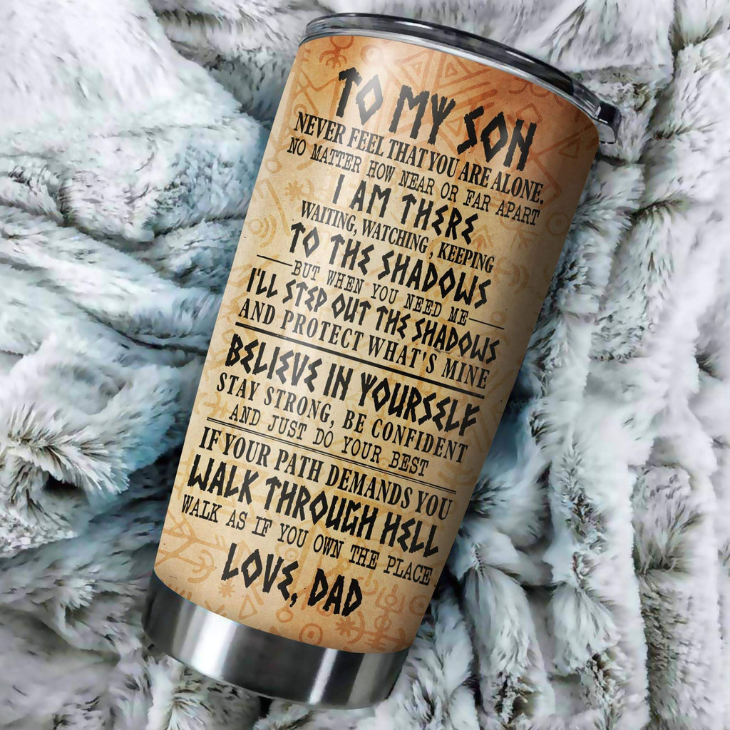 Customized Name Viking Steel Tumbler